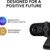 Logitech Brio 101 Full HD 1080p Webcam for Meetings, Streaming, Desktop, Laptop, PC - Built-in Mic, Shutter, Works with Zoom, Microsoft Teams, Nintendo Switch 2’s new GameChat Mode, USB-A,-Black