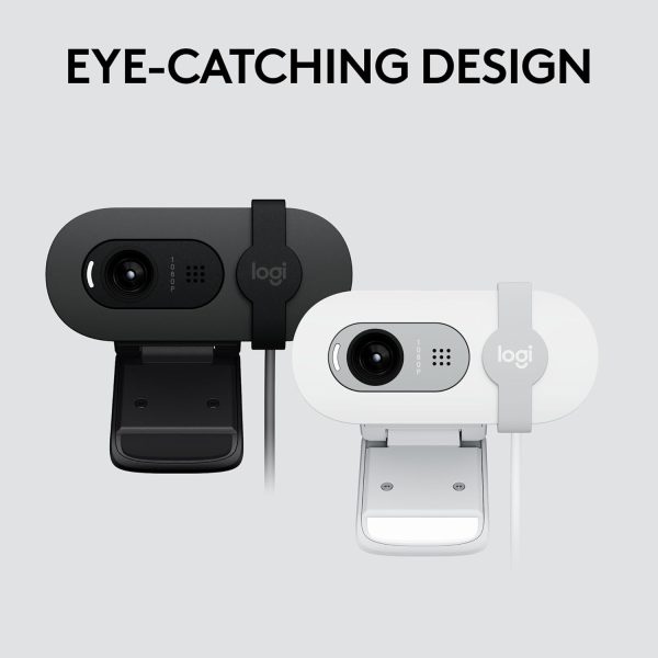 Logitech Brio 101 Full HD 1080p Webcam for Meetings, Streaming, Desktop, Laptop, PC - Built-in Mic, Shutter, Works with Zoom, Microsoft Teams, Nintendo Switch 2’s new GameChat Mode, USB-A,-Black