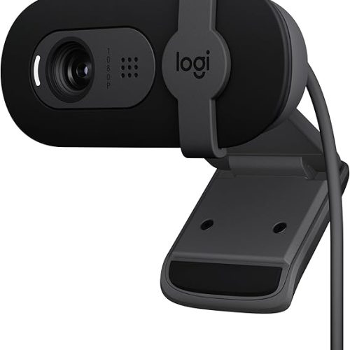 71A0Pp767BL._AC_SX569_ Logitech Brio 101 Full HD 1080p Webcam for Meetings, Streaming, Desktop, Laptop, PC - Built-in Mic, Shutter, Works with Zoom, Microsoft Teams, Nintendo Switch 2’s new GameChat Mode, USB-A,-Black